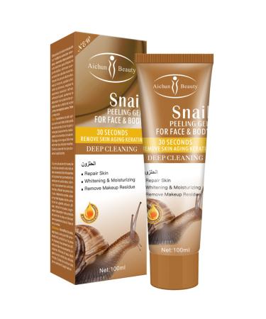AICHUN BEAUTY Peeling Gel Face Body Removes Skin Aging Keratine Deep Cleaning Moisturizing Refresh Skin Smooth (SNAIL PEELING GEL)