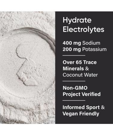 Buy Sports Research Hydrate Electrolytes Powder - Sugar-Free Lemon Lime - 16 Packets - Supports Hydration with Vitamins & Coconut Water - Buy Online on GoSupps.com