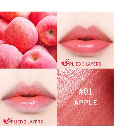 2 Pack Lip Tint Stain Set - Apple & Watermelon | Multi-use Lip & Cheek Tint | High Pigment & Long-Lasting Makeup - Buy Online on GoSupps.com