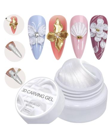 3D Modeling Gel | Pearlescent 3D Sculpting Gel for Nails 5g | Non-Sticky Pearlescent Treatment - Gentle Sculpting for Beginners and Young Girls' Manicures - Buy Online on GoSupps.com