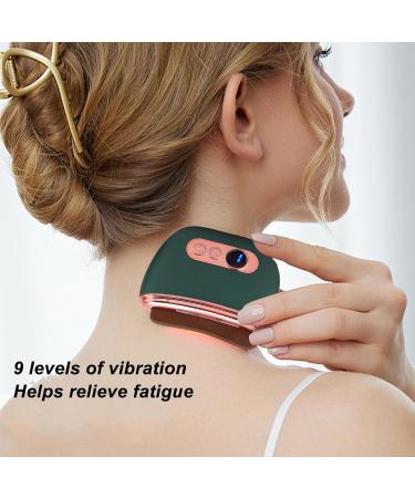 Buy Electric Gua Sha Bian Stone Face Tool - Nadelstein Adjustable Vibration & LED Light for Glowing Skin - Buy Online on GoSupps.com