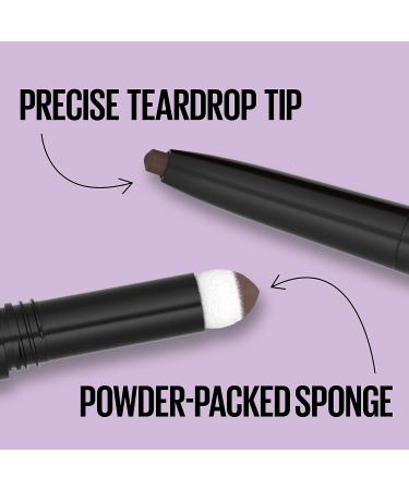 Buy Maybelline New York Express Brow Satin Duo - Eyebrow Pencil & Powder No. 05 Black Brown | International Shipping - Buy Online on GoSupps.com
