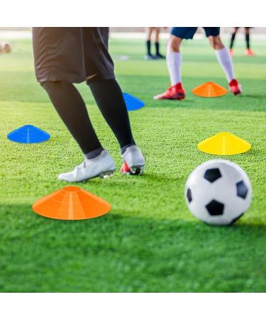 60 Pack Agility Soccer Cones with Carry Bag - Training Cones Set for Football, Basketball, and Sports Drills - Buy Online on GoSupps.com