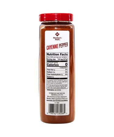 Member's Mark Cayenne Pepper Spices & Seasonings - 16 oz - Buy Online on GoSupps.com