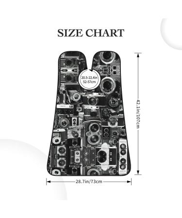 Retro Cool Camera Print Beard Bib Apron - Shaving Apron for Dad | Best Gifts for Men - Buy Online on GoSupps.com