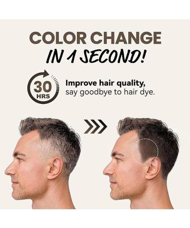  Grgowe 2PC Hair Root Cover-Up Stick Colour Stick Instant Hair Dye Shampoo Quick Dye Waterproof Grey Hair Coverage Natural Colour Dark Brown - Buy Online on GoSupps.com