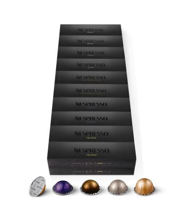 Nespresso Nespresso Vertuo Top Selection Assortment of 200 Coffee Capsules 40x Voltesso 40x Altissio 40x Chiaro 40x Arondio 40x Melozio