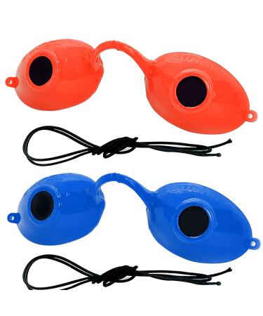 Super Sunnies UV Eye Protection FDA compliant Tanning Goggles Eyeshields  2 Pairs in Random Colors