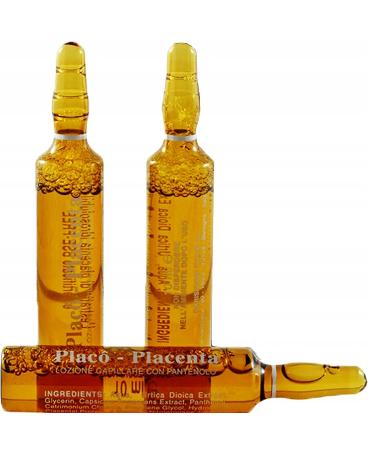 Placenta Placo Intensive Revitalizing Treatment - 12 x 10ml Vials for Hair Loss - Buy Online on GoSupps.com