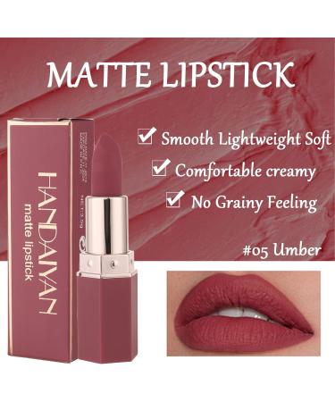Long Lasting Matte Lipstick in Umber - Waterproof & Non Stick Cup Lip Color for Women - Buy Online on GoSupps.com