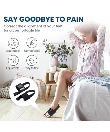 SEKOESS Bunion Corrector Kit for Women & Men - 9Pcs Non-Surgical Toe Straightener, Orthopedic Separator, Breathable & Non-Slip Splint for Day/Night Relief - Buy Online on GoSupps.com