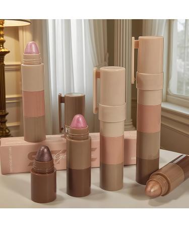 Face Highlighter | Nose Contouring Cream Long-Lasting Cosmetics for School Travel Parties Dates Holidays Carnival - Buy Online on GoSupps.com