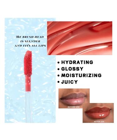 Buy Generic Hydrating Plumping Lip Tint | Moisturizing Non-Sticky Lip Gloss & Balm | Ultra-Gloss High Shine Lip Care - Long Lasting Glass Lip Glow Oil (3#) - International Shipping Available - Buy Online on GoSupps.com