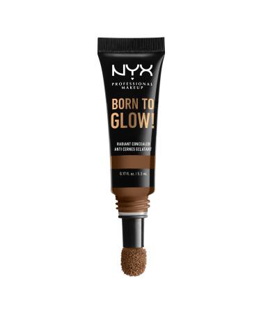NYX PROFESSIONAL MAKEUP Born To Glow Radiant Concealer, Medium Coverage - Mocha 19 MOCHA