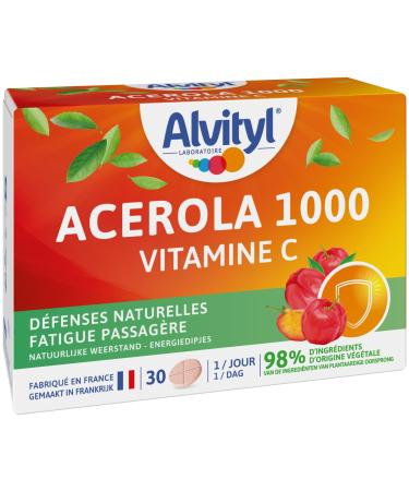 Alvityl - Acerola 1000 Tablets - Acerola - Vitamin C - 30 tablets 1/day