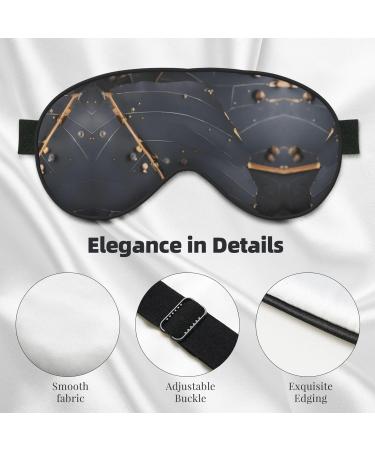 Enchanted Plant Leaves Eye Mask | Soft Adjustable Sleep Mask for Men & Women Nighttime Comfort - Buy Online on GoSupps.com