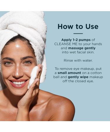 Cleanse Me Skincare Foaming Facial Cleanser with Micellar Water - Hyaluronic Acid Acne Face Wash for Blackheads - Buy Online on GoSupps.com
