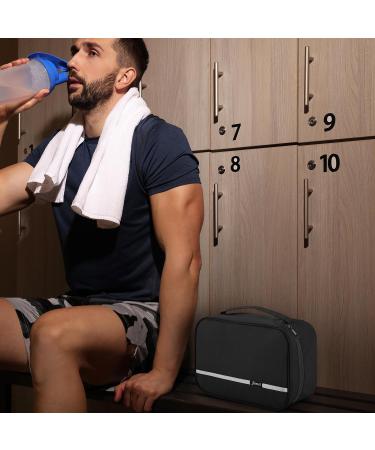 Homchen Hanging Travel Toiletry Bag - Waterproof Portable Cosmetic Wash Bag for Men and Women (L Black) - Buy Online on GoSupps.com