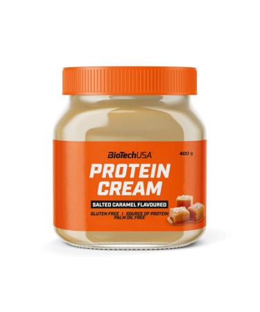 BioTechUSA Protein Cream | High Protein | Salted Caramel Flavored Spread | Gluten Free | Palm Oil Free