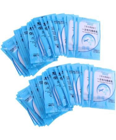 perfektchoice Pack Of 50 Disposable Paper Toilet Seat Cover Camping Travel Sanitary Pad - Buy Online on GoSupps.com