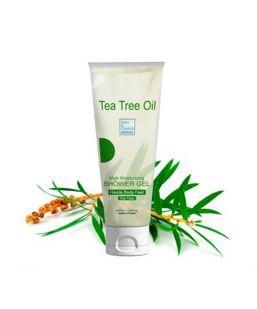 bleu & marine Bretania All-in-One Cleansing Gel 200ml Shower Gel Bath Soap Shampoo Face Wash for Oily Skin Hair Body Odors Pores Sweat