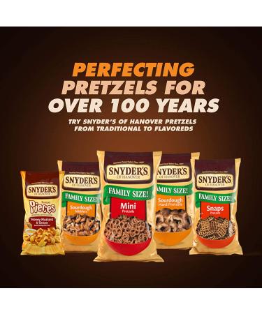 Snyder's of Hanover Mini Pretzels - 3.49 Oz, 64 Count, Pack of 8 - Crunchy Snack Treats - Buy Online on GoSupps.com