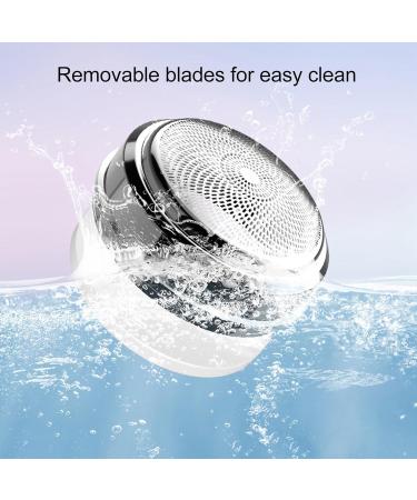 Mini Beard Trimmer Pocket Size Type C Rechargeable Low Noise Electric Beard Cutter with 400mAh Battery for Car Travel (Black) - Buy Online on GoSupps.com