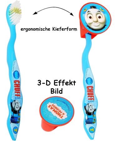 Ergonomic Travel Toothbrush Set for Kids - High-Quality Bristles & Protective Cap - Ideal for Young Travelers - Buy Online on GoSupps.com