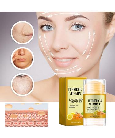 Turmeric Cream Stick Turmeric Moisturizer Cream Turmeric Skin Brightening for Soothing and Hydrating Face and Neck - Handmade Natural Cream for Body - Suitable for All Skin Types - Buy Online on GoSupps.com