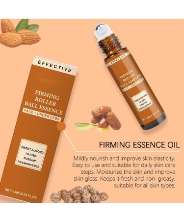 Roll On Facial Serum For Under Eyes and Face with Organic Cold Pressed Frankincense Resin Infused Oil Castor Oil and Frankincense Roll Ball - Anti-Aging Time Eraser Oil 10mL (10ml 2pc) - Buy Online on GoSupps.com