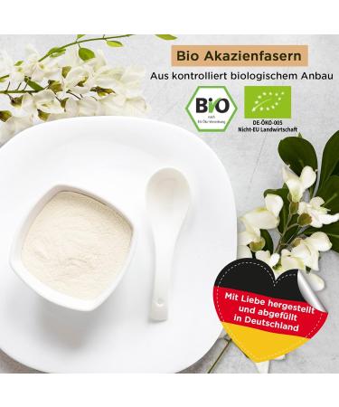 Organic Acacia Fiber Powder 250g | Natural Vegan Soluble Fiber | Well-Tolerated Dietary Fiber | 1 Pack - Buy Online on GoSupps.com