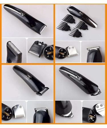 KouRy 6-in-1 Beard Trimmer for Men | Cordless USB Rechargeable Professional Hair Clippers Kit | Multi-Functional Body & Nose Hair Trimmer - Buy Online on GoSupps.com