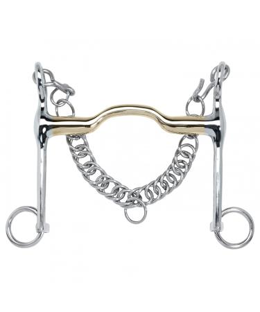 Dressage curb bit KAUGAN extra thin stainless steel bits Kaugan 13.5cm x 14mm