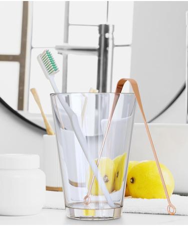 Copper Tongue Scraper Kit by Medi Grade - Natural Bad Breath Solution - Oral Hygiene Tool with Bag and Cloth - Breath Freshener for Adults - Buy Online on GoSupps.com