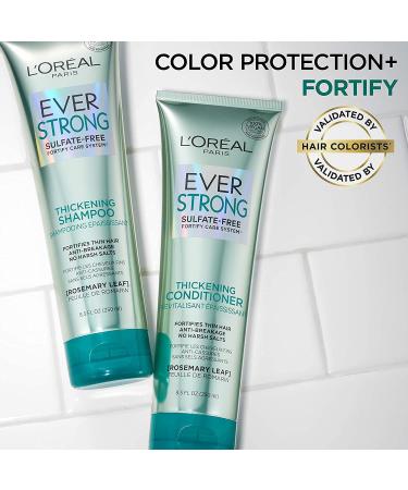L'Oreal EverStrong Thickening Shampoo with Rosemary 8.5 oz | Strengthen & Volumize Hair - Buy Online on GoSupps.com