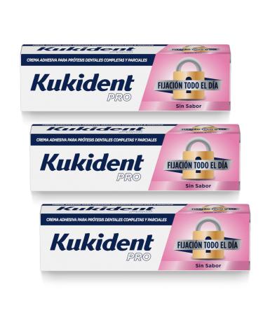 Kukident Pro Complete Cr me adh sive pour proth ses dentaires neutre lot de 3