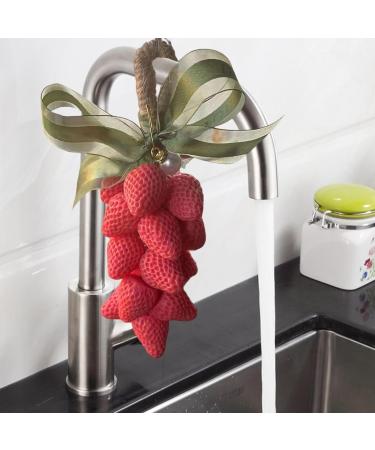 Savon Visage En Barre Forme Fraise - Savon Nettoyant Avec Corde Nettoyant claircissant Hydratant pour Soins du Corps Bain 1 ml (Lot de 1) - Buy Online on GoSupps.com