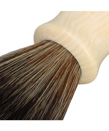 Men's Beard Brush with Synthetic Bristles - Portable Shaving Foam & Barber Neck Duster - Ideal for Grooming & Cleaning - Buy Online on GoSupps.com