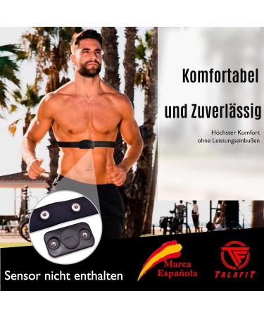 Buy TALAFIT Heart Rate Monitor Replacement Strap - Compatible with Wahoo Tickr Garmin & Polar Chest Straps | Durable & Comfortable - Buy Online on GoSupps.com