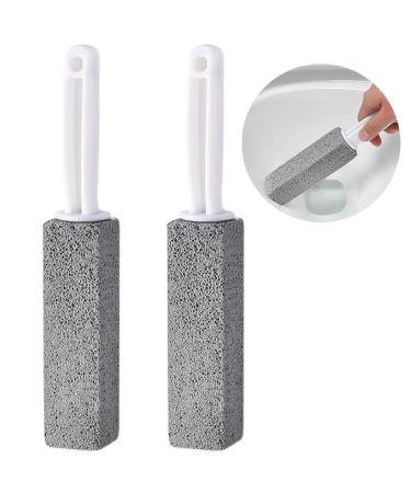 Zuofan 2 piece of pumice stone cleaning stone with handle blocks pumice for toilet pumice stone toilet cleaner for brushes spots pumice stone for toilet toilet cleaning stone with handle for toilet - Buy Online on GoSupps.com