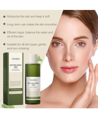 Viareline Moisturizing Soothing Toner Houttuynia cordata Facial Toner soothes Skin and rejuvenates it - Buy Online on GoSupps.com