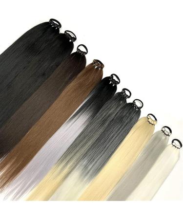 Ponytail Extensions Around Hair Extensions Synthetic Natural Soft braids for Women 26 Inch Boxing Braid Ponytail Extension Hair pieces Fashion Ponytail Hair Tie Straight Wrap for Women(Color:2) 26inches-65cm 2 - Buy Online on GoSupps.com