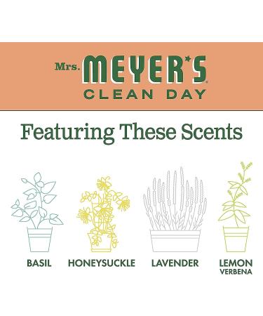 Mrs. Meyer's Geranium Hand Soap Refill 33 Fl. Oz - Biodegradable Formula with Essential Oils - Buy Online on GoSupps.com