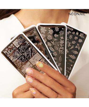 Neonail Stamping Plate 22 - Premium Nail Art Stencil for Stunning Designs | Perfect for French Nails & Creative Nail Stamping - Buy Online on GoSupps.com