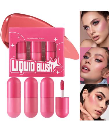 Misaakoeq Blush Liquid Natural Blush Liquid Blusher Rouge Stick Lightweight Highlighter Naturally Sculpted Look for Beauty Makeup - Buy Online on GoSupps.com