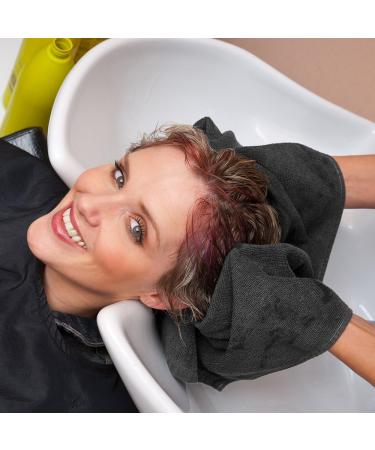 Arkwright Bleach Safe Salon Towel - Pack of 12, 100% Ring Spun Cotton, Lightweight, Quick Dry, Absorbent Hand Towels - Ideal for Spa, Facials, Gym, Cosmetology - Charcoal, 16 x 28 Inch (12 Pack) - Buy Online on GoSupps.com