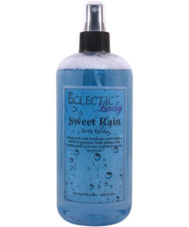 Sweet Rain Body Spray 16 ounces Body Mist for Women with Clean Light & Gentle Fragrance Long Lasting Perfume with Comforting Scent for Men & Women Cologne with Soft Subtle Aroma For Daily Use Regular Strength 16 Fluid Ounces