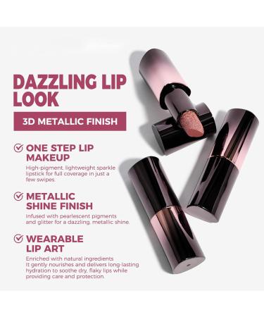 Rouge L vres Scintillant Brillant L vres Hydratant Haute Pigmentation R sistant aux Traces | Rouge Non Collant aux Verres - Pour Femme Maman pouse Amoureuse Soir e Mariage - Buy Online on GoSupps.com