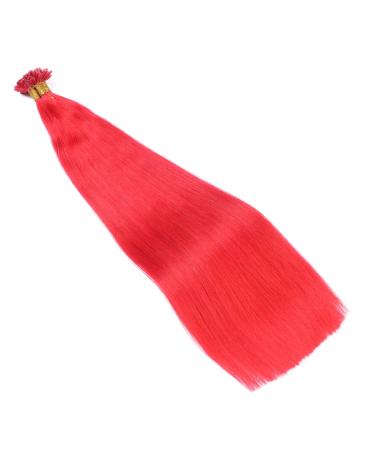 High-Quality Red Keratin Bonding U-Tip Hair Extensions - 60cm 25 Strands 100% Real Human Hair by Novon - Buy Online on GoSupps.com