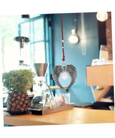 Anneome Crystal Pendant Vintage Home Decor Exquisite Tree Pendants Christmas Hanging Items Crystal Stone Car 39x6.5cm Dark Red - Buy Online on GoSupps.com